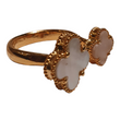 2 Clover Mother of Pearl Ring - Adjustable